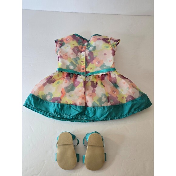 American Girl Bright Blooms Dress and shoes - Picture 8 of 8